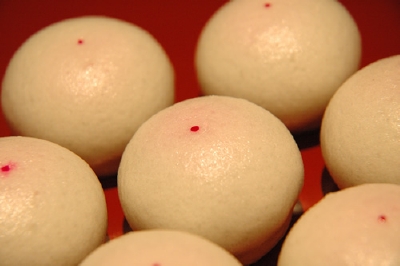 きくもとやのえくぼ饅頭