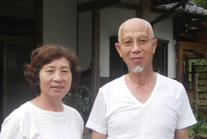利平の生産者、田上寿行・峯子夫妻
